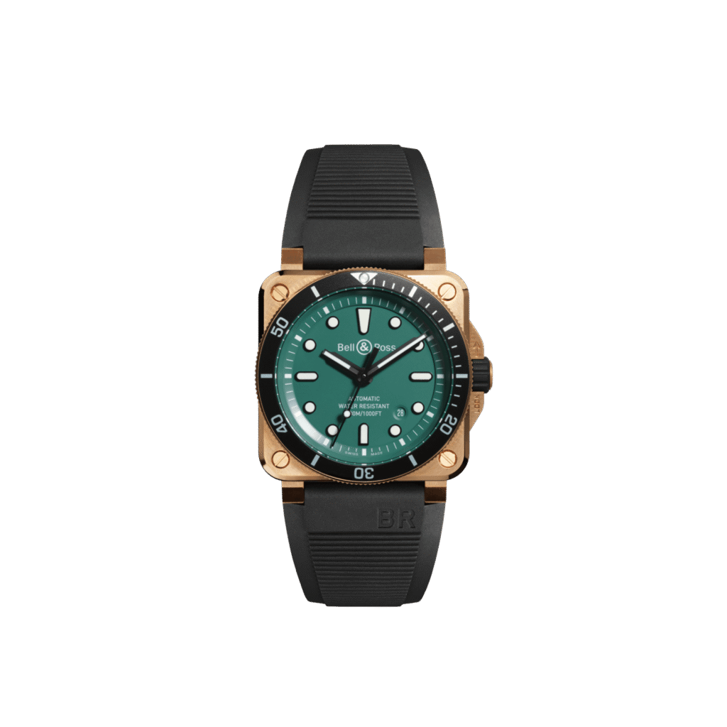 BR-03 Diver Black & Green Bronze