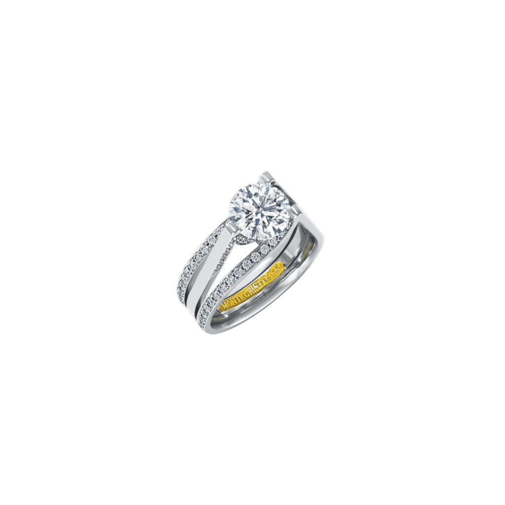 Three Claw Diamond Ring