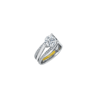 Three Claw Diamond Ring