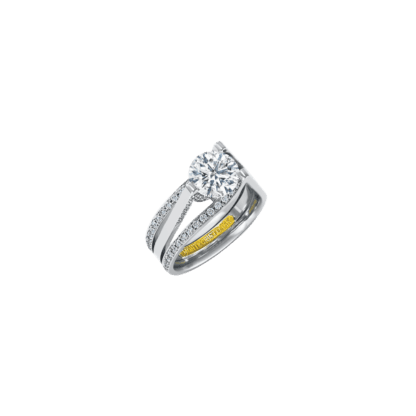 Three Claw Diamond Ring