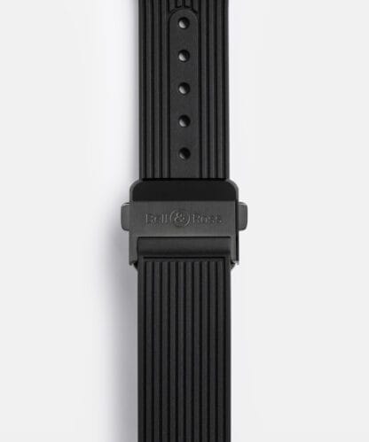 BR-05 Skeleton Black Ceramic - strap view