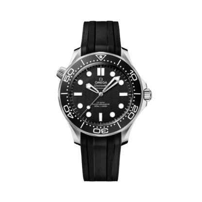 Seamaster Diver 300M 42 mm, steel on rubber strap