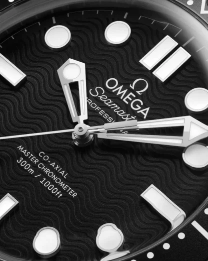 Seamaster Diver 300M 42 mm, steel on rubber strap - closer look