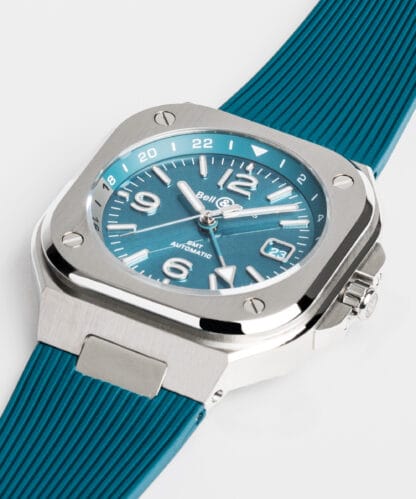 Bell&Ross BR-05 GMT Sky Blue- more details