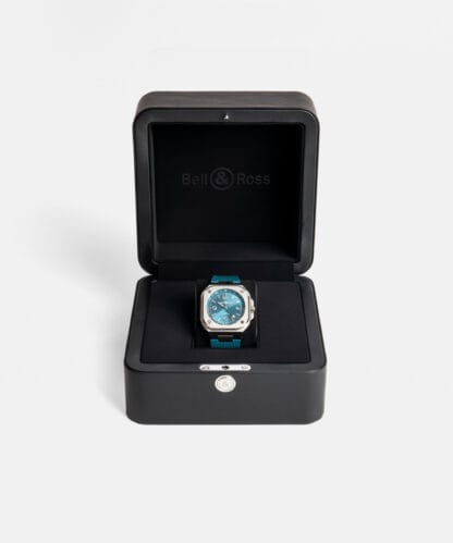 Bell&Ross BR-05 GMT Sky Blue on the box