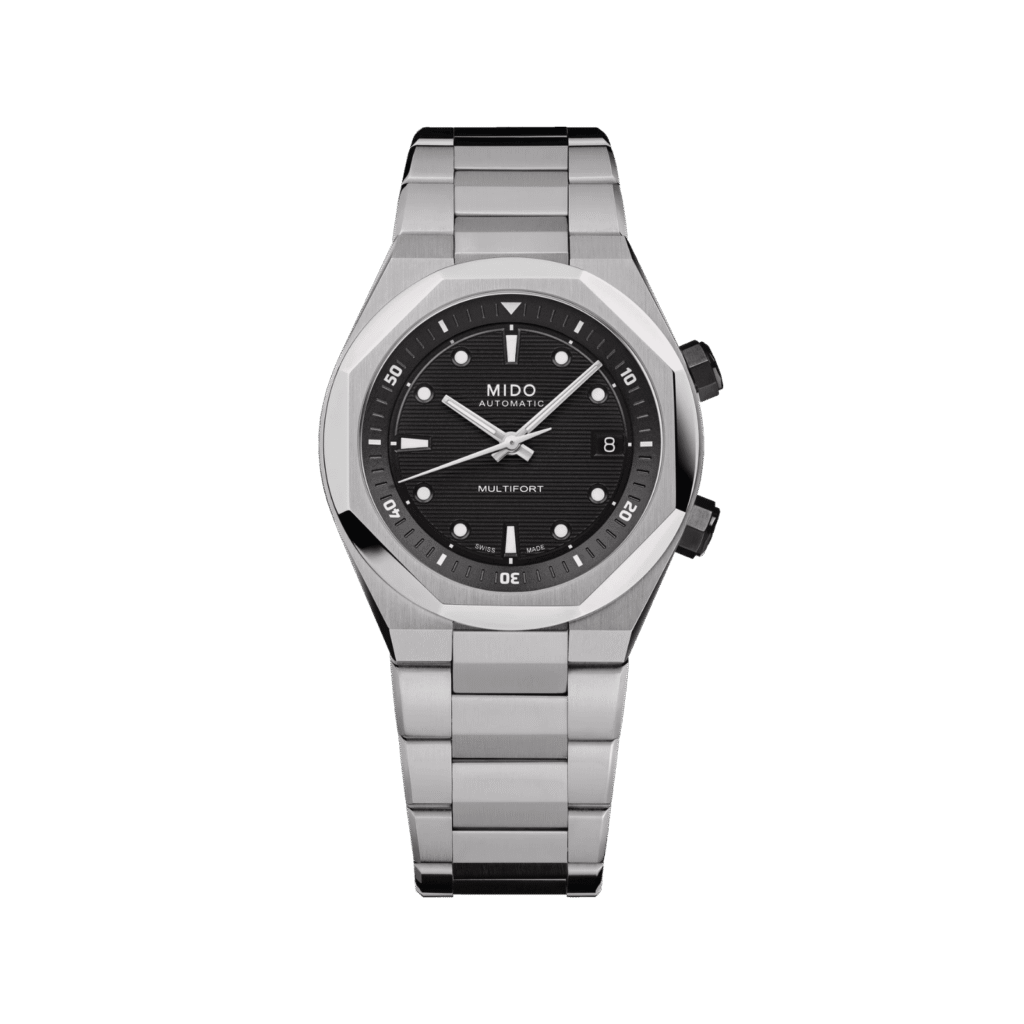 MIDO Multifort 8 Two Crowns, Stainless Steel Case & Strap