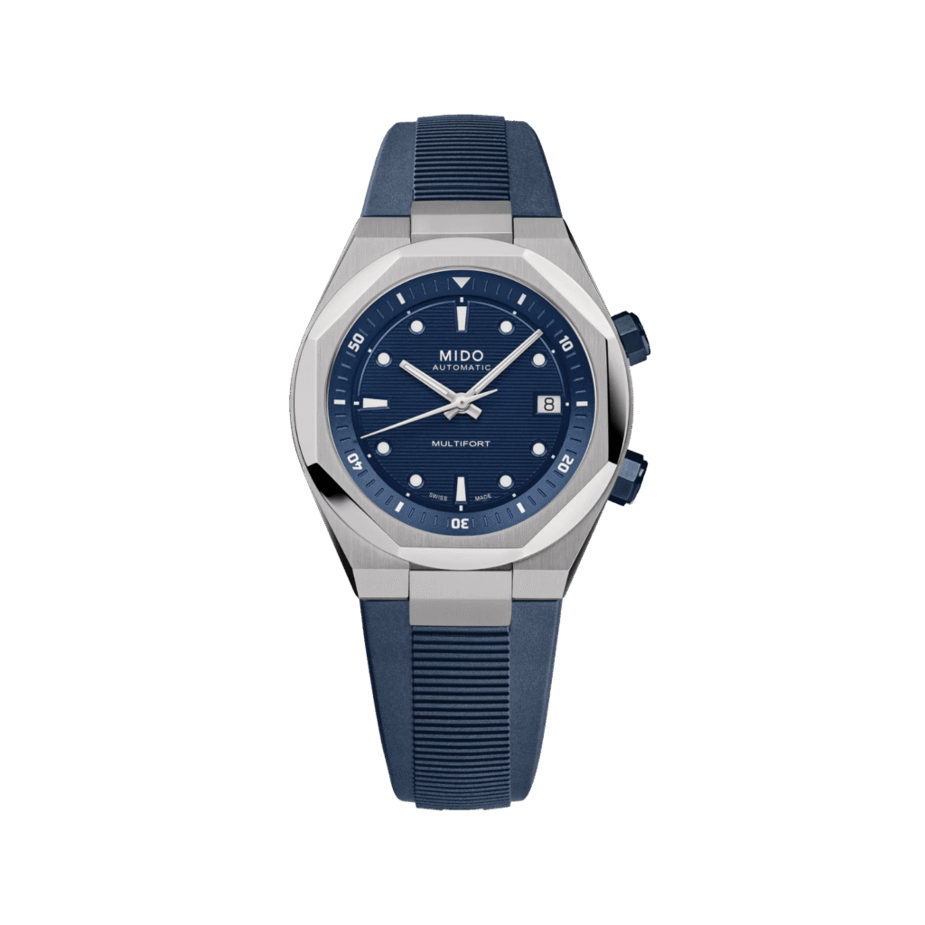 MIDO Multifort 8 Two Crowns, Blue Dial & Strap