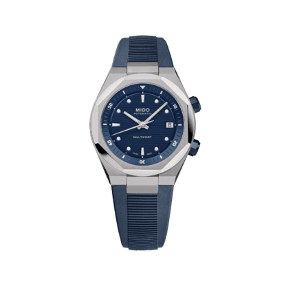 MIDO Multifort 8 Two Crowns, Blue Dial & Strap