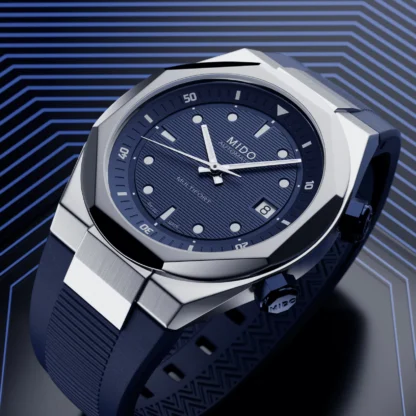 Multifort 8 Two Crowns, Blue Dial & Strap - closer look