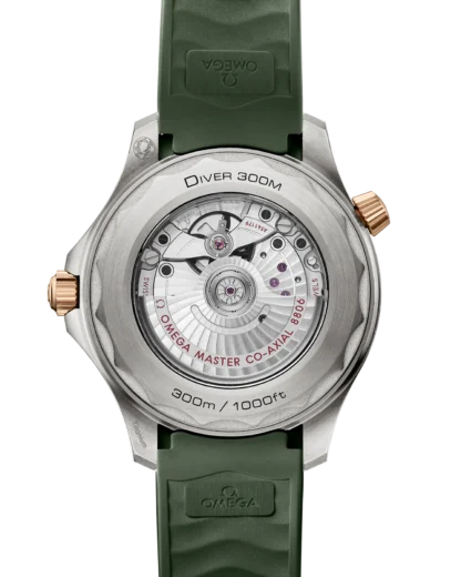 Seamaster Diver 300M Titanium - Bronze Gold Watch - back view
