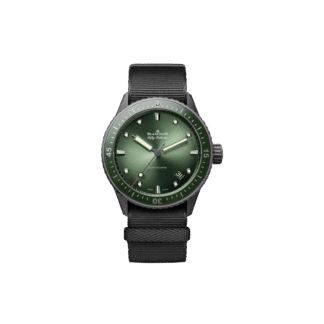 Bathyscaphe 43.6 mm, Sunburst Green Dial 5000-0153-NABA