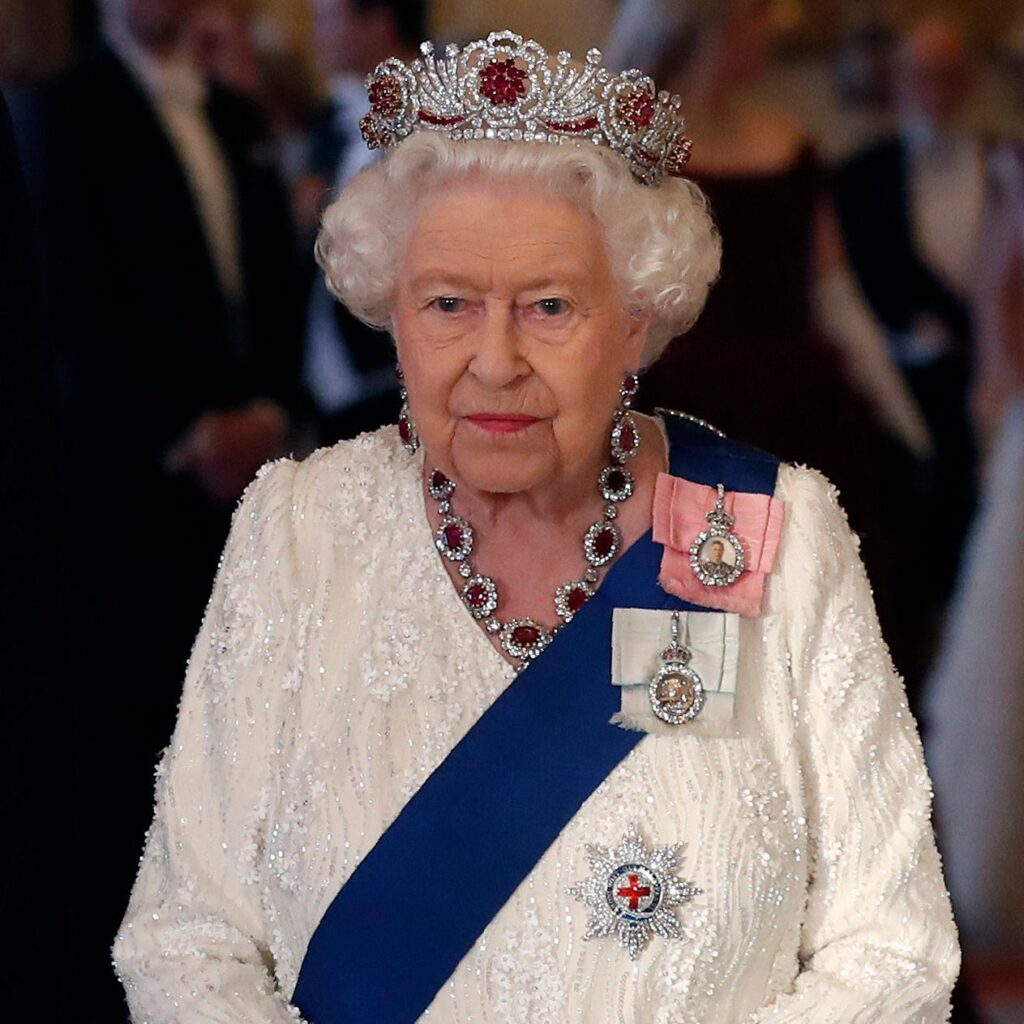 Burmese Ruby Tiara, worn by Queen Elizabeth II