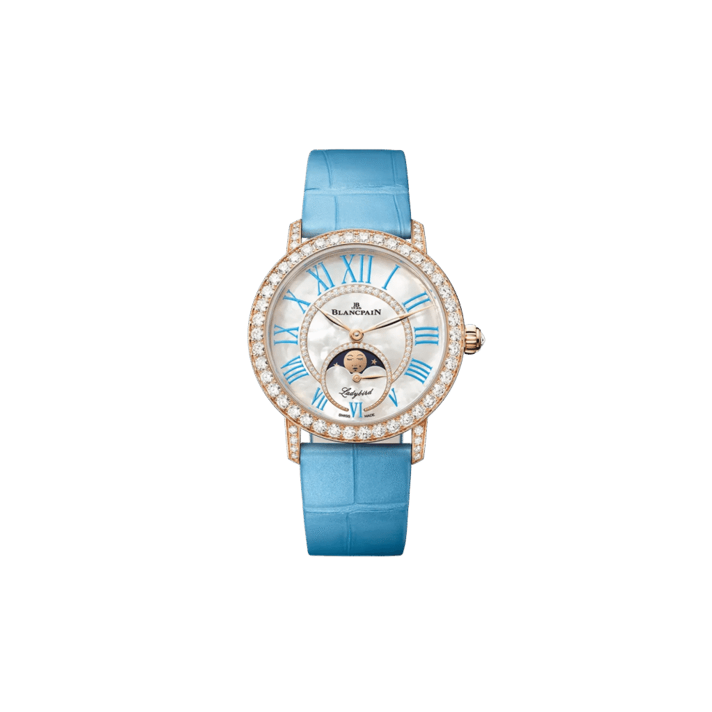 Blancpain Ladybird Colors Phases De Lune in Rose Gold