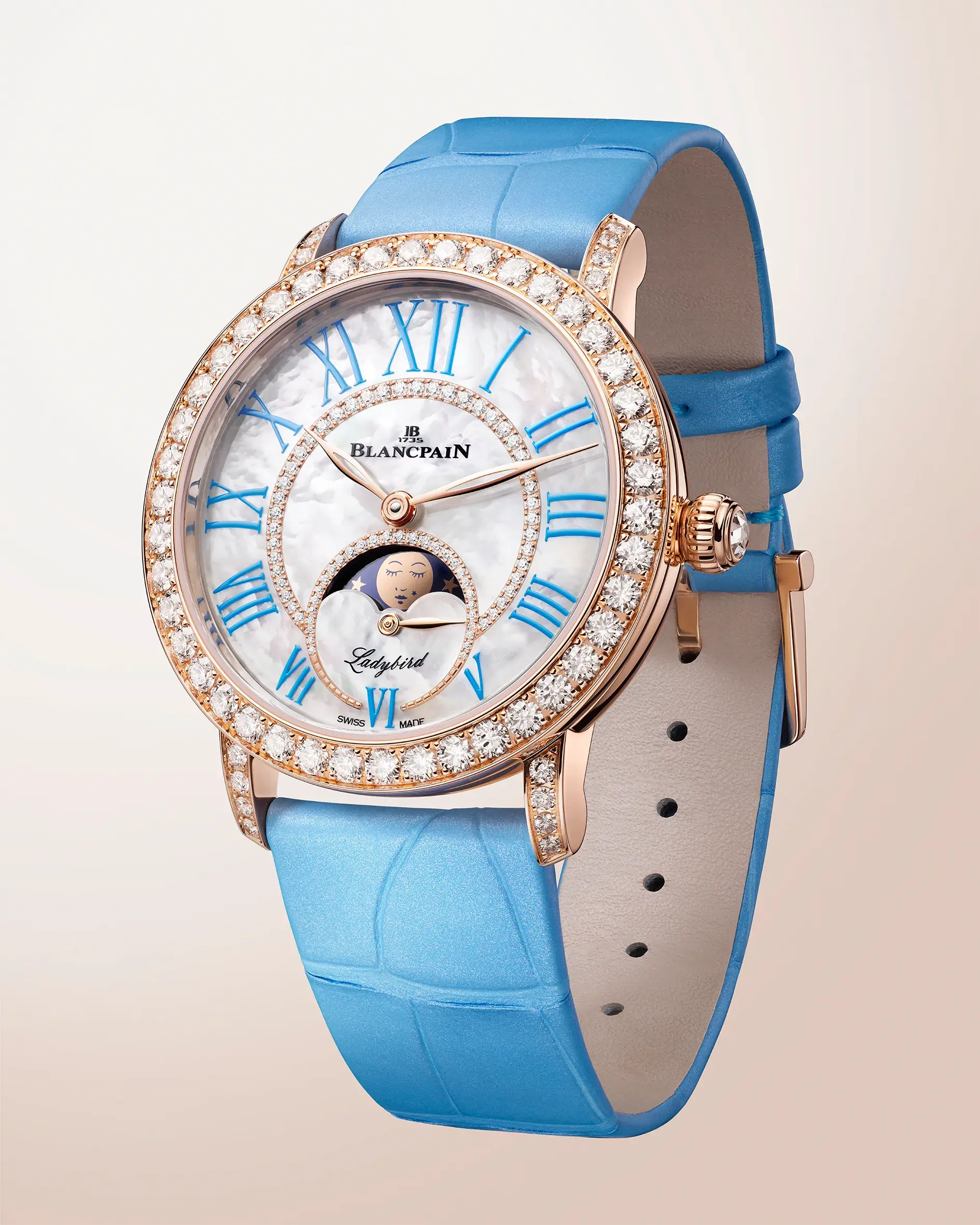 Blancpain Ladybird Colors Phases De Lune 34.9mm Watch - Image 3