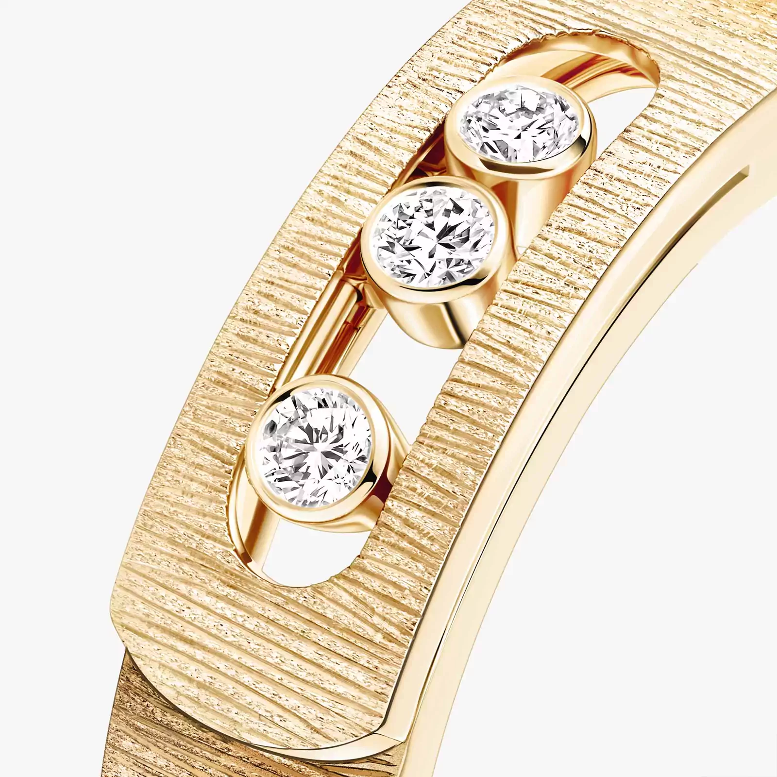 Move Noa Ciselé Diamond Ring in Yellow Gold - Image 3