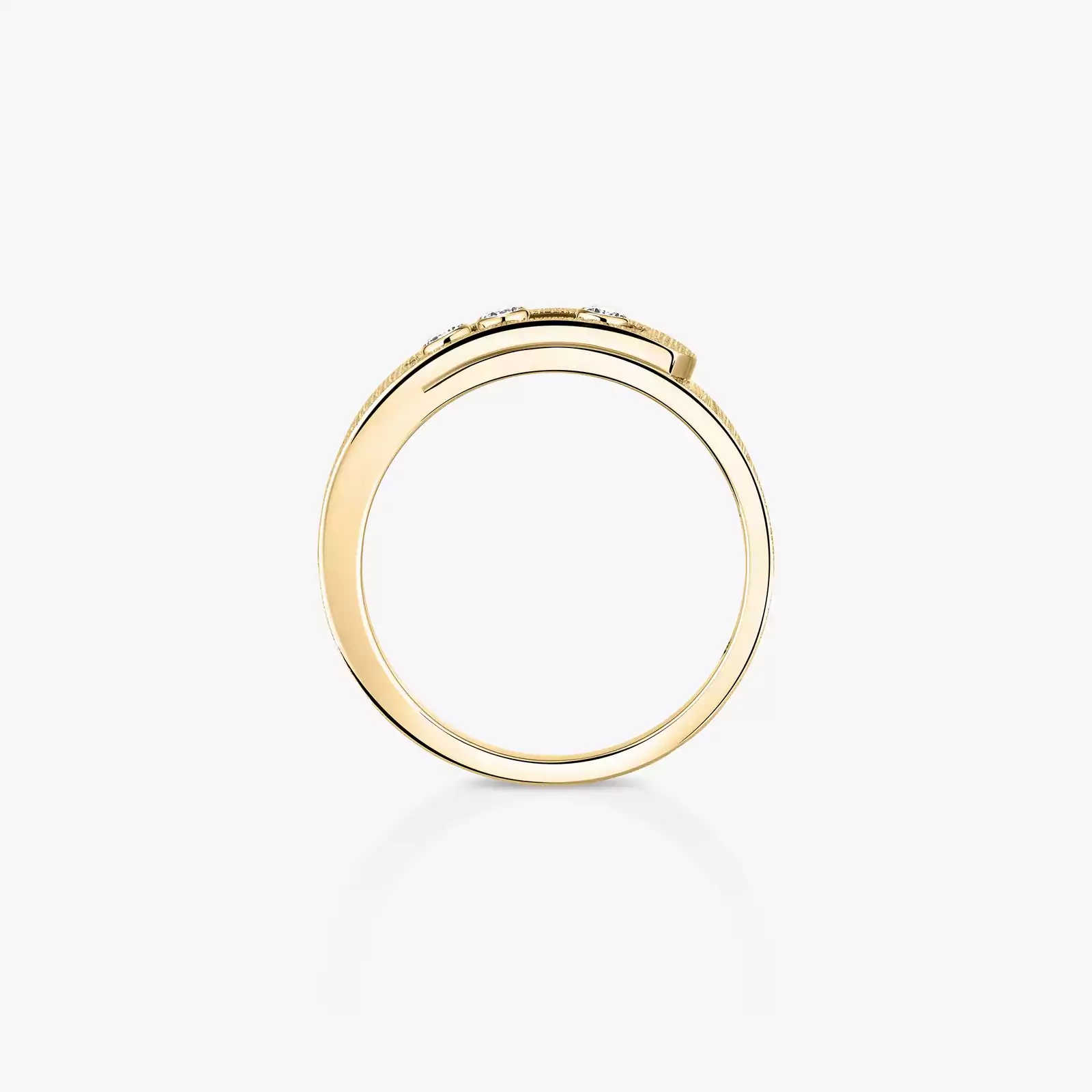 Move Noa Ciselé Diamond Ring in Yellow Gold - Image 4