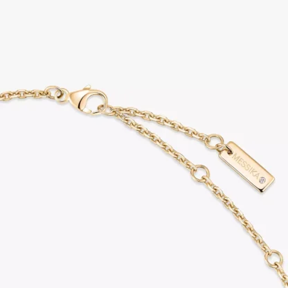 Move Classique Ciselé Yellow Gold Diamond Necklace - Image 4