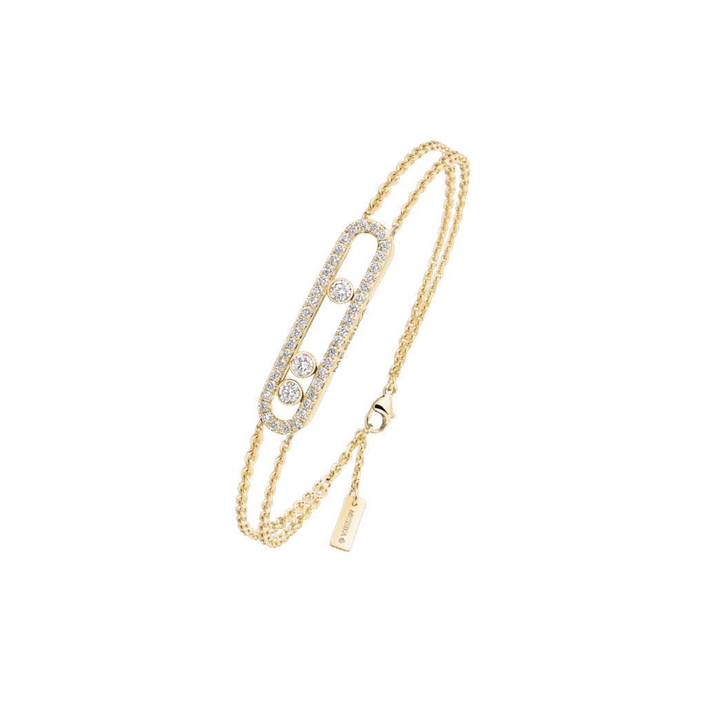 Move Classique Pavé Yellow Gold Diamond Bracelet
