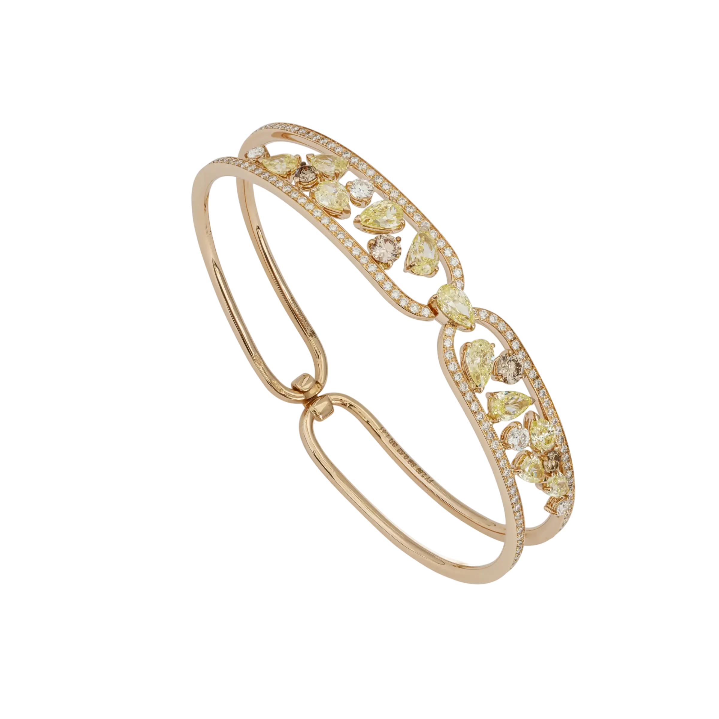 Gismondi Clip Diamond Bangle Bracelet
