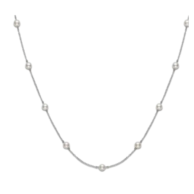 Mikimoto Akoya Pearl Chain Necklace