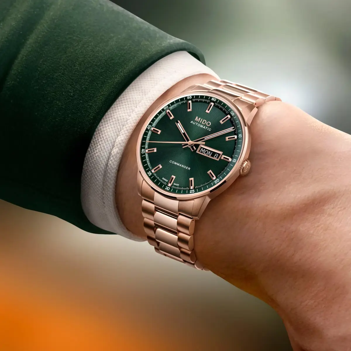 Mido Commander Datoday Men's 40mm Watch - Image 4