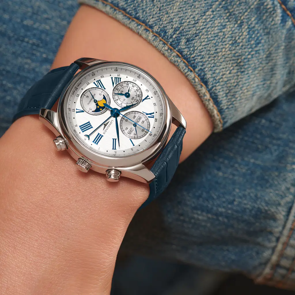 Longines Master Chronograph Moonphase 40mm Watch - Image 2