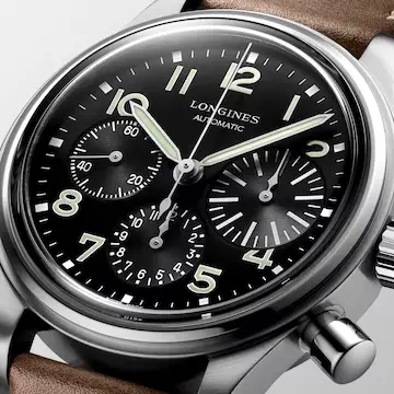 Longines Heritage Avigation Bigeye Chronograph 41mm Watch - Image 4