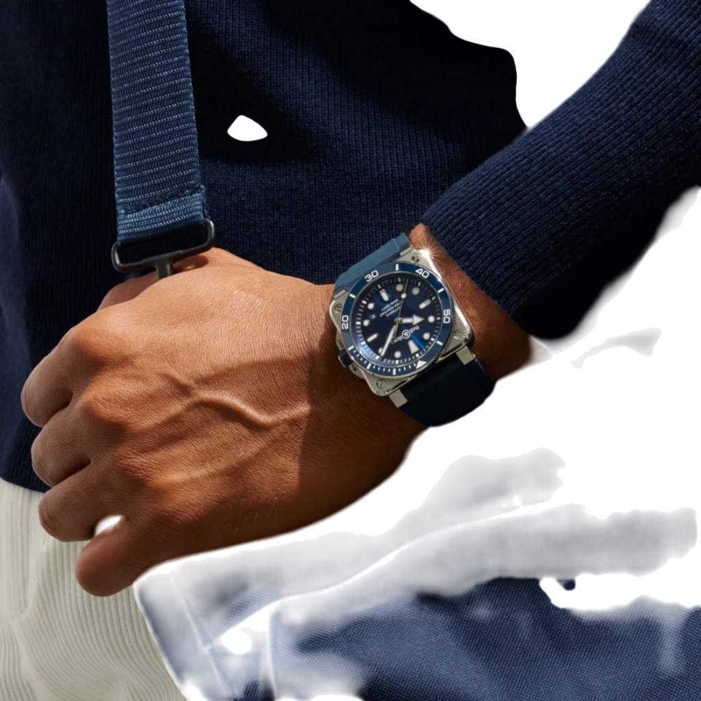 Bell & Ross BR 03 Diver Blue Steel Automatic 42mm Watch - Image 4
