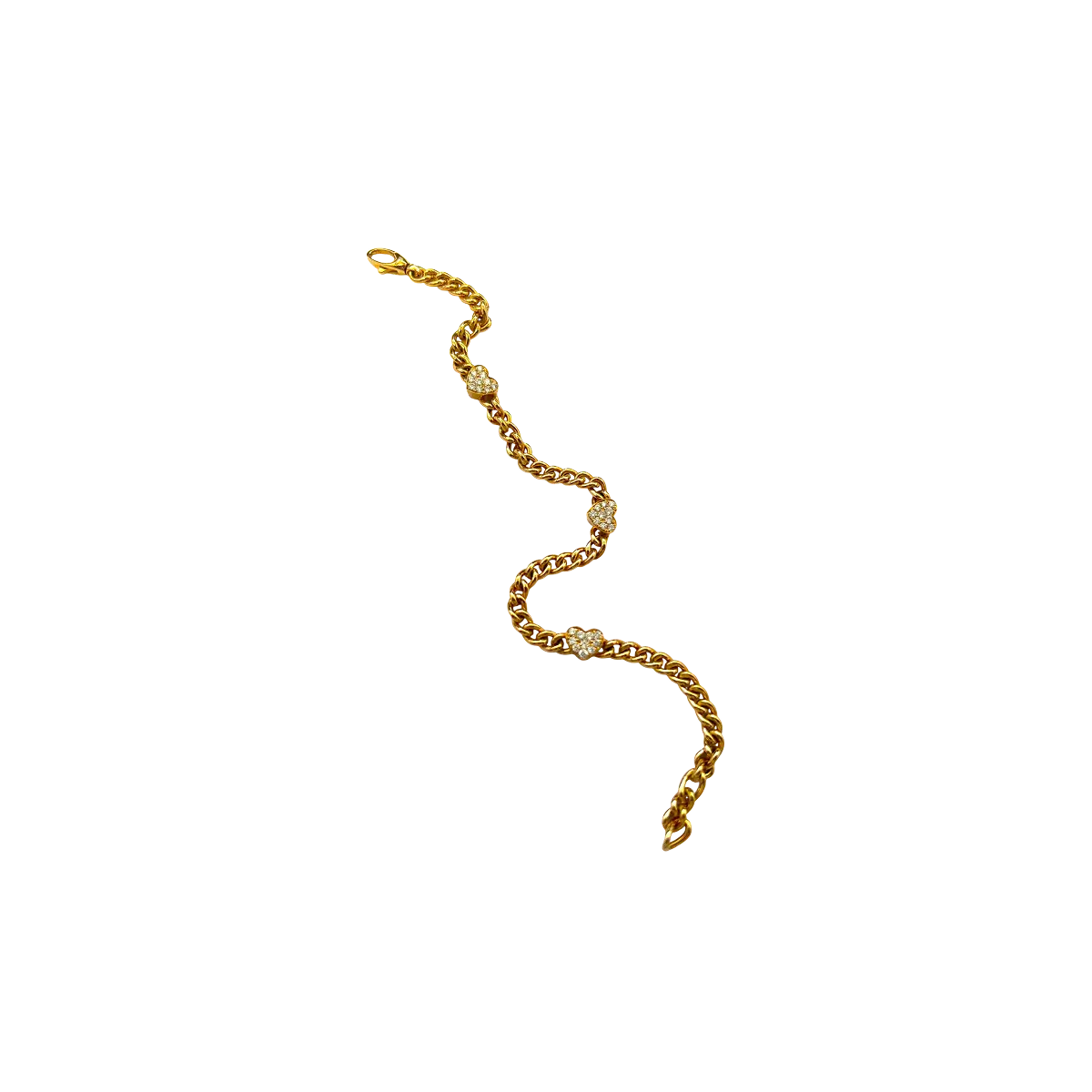 Gioielliamo Carezze Diamond Chain Bracelet
