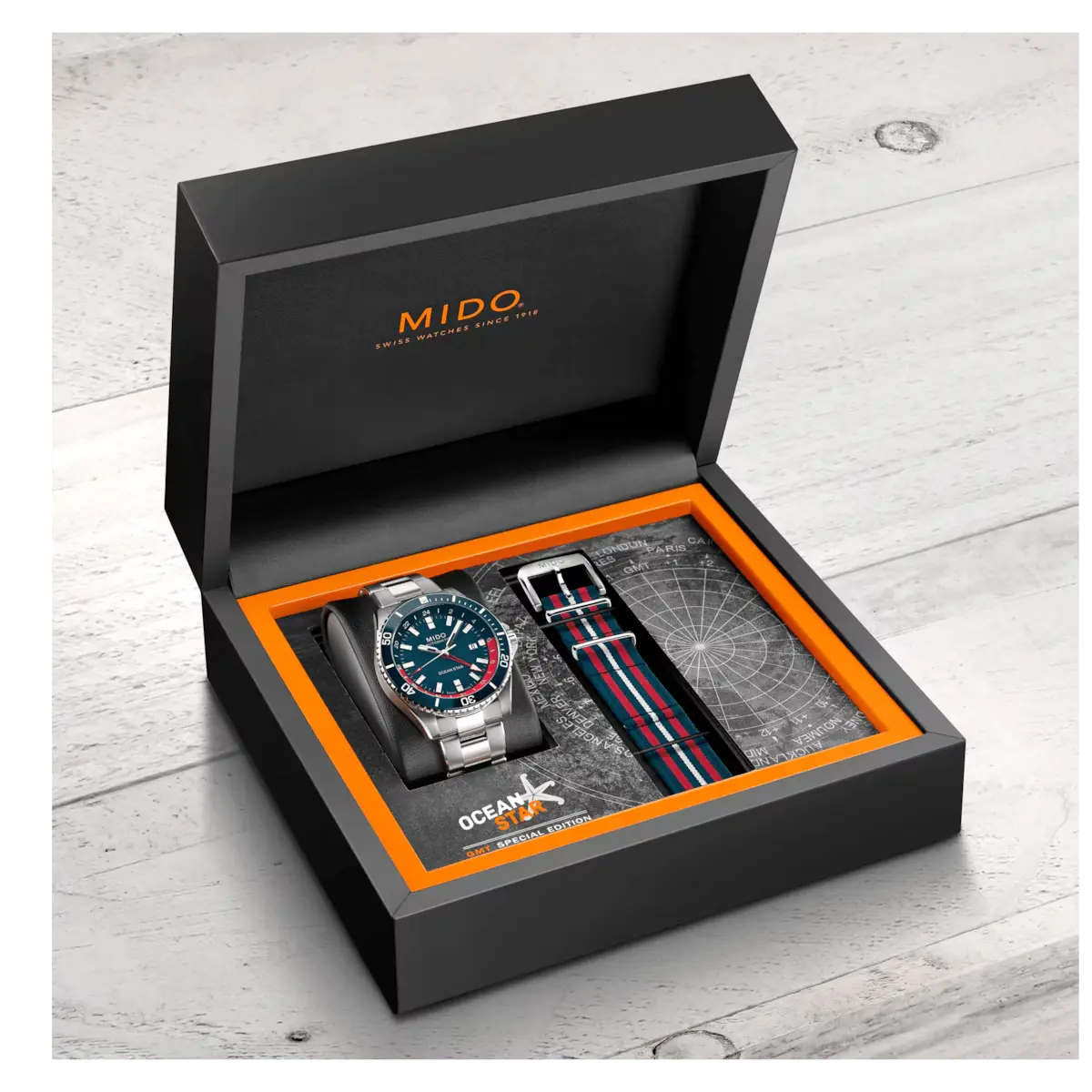 Mido Ocean Star GMT Special Edition Men's 44mm Watch - Image 6