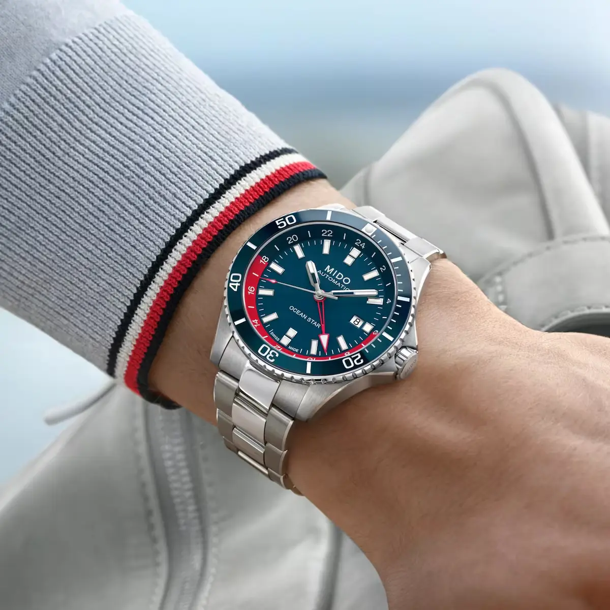 Mido Ocean Star GMT Special Edition Men's 44mm Watch - Image 4