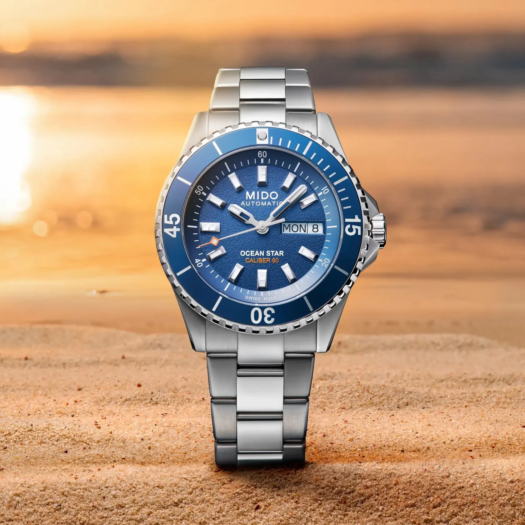 Mido Ocean Star Diver 200 Men's 41mm Watch - Image 4