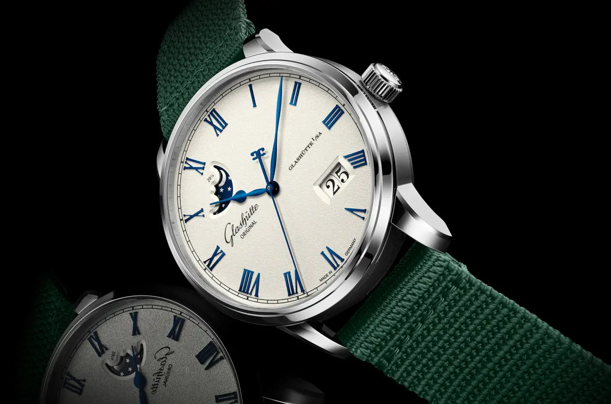 Glashutte Senator Excellence Panorama Date Moon Phase 40mm Watch - Image 2