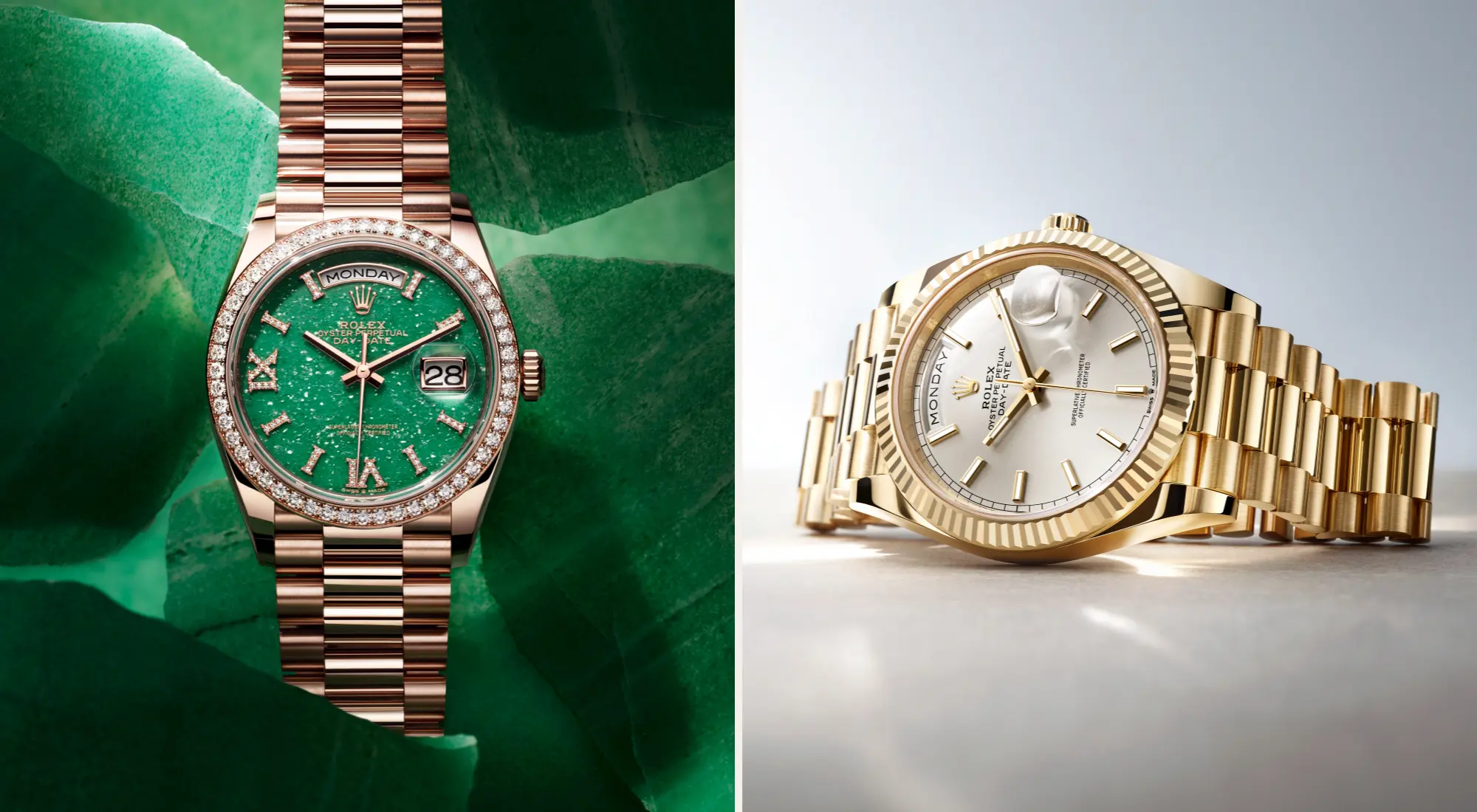 Rolex Day-Date watches - Montecristo Jewellers