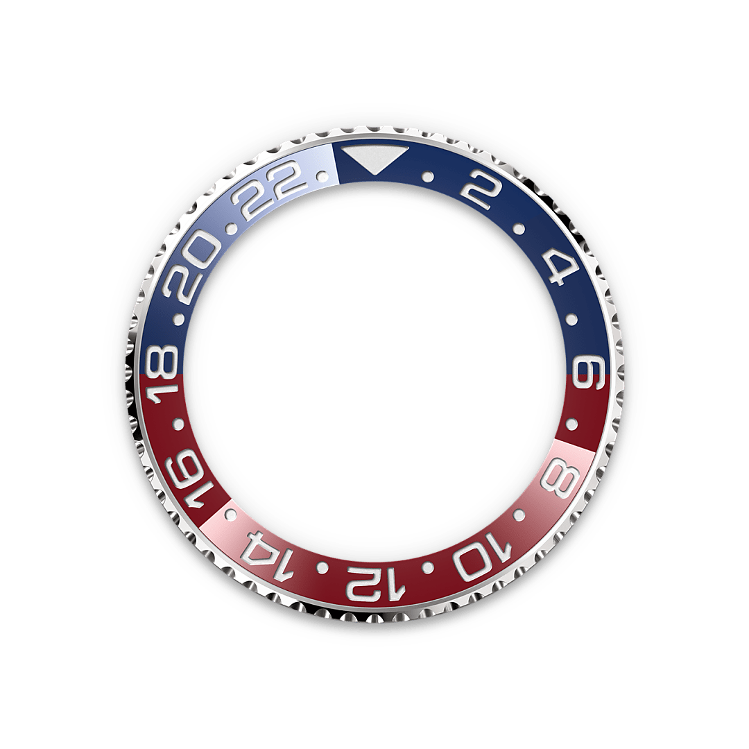 Rolex GMT-Master II in 18 ct white gold M126719BLRO-0003- Montecristo Jewellers