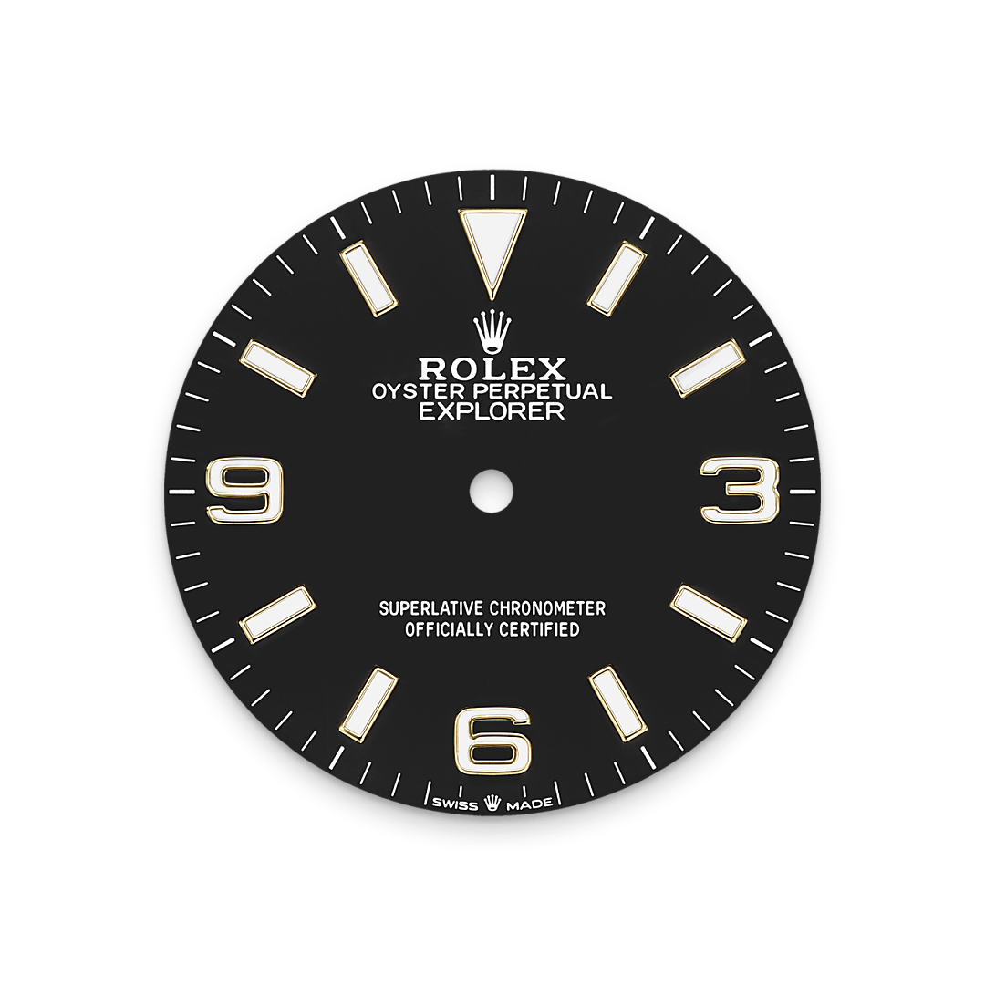 Rolex Explorer in Yellow Rolesor - combination of Oystersteel and yellow gold M124273-0001- Montecristo Jewellers