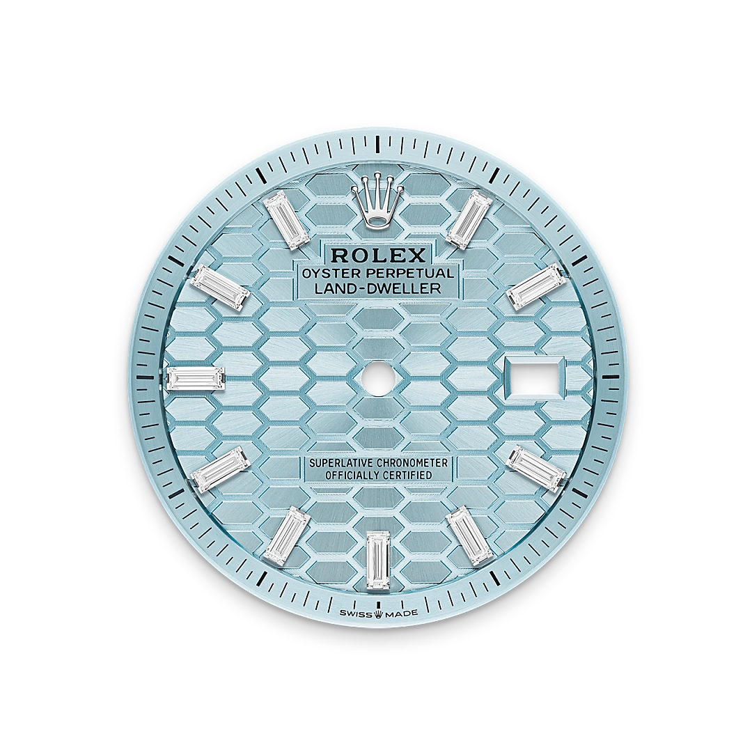Rolex Land-Dweller in Platinum M127286TBR-0001- Montecristo Jewellers