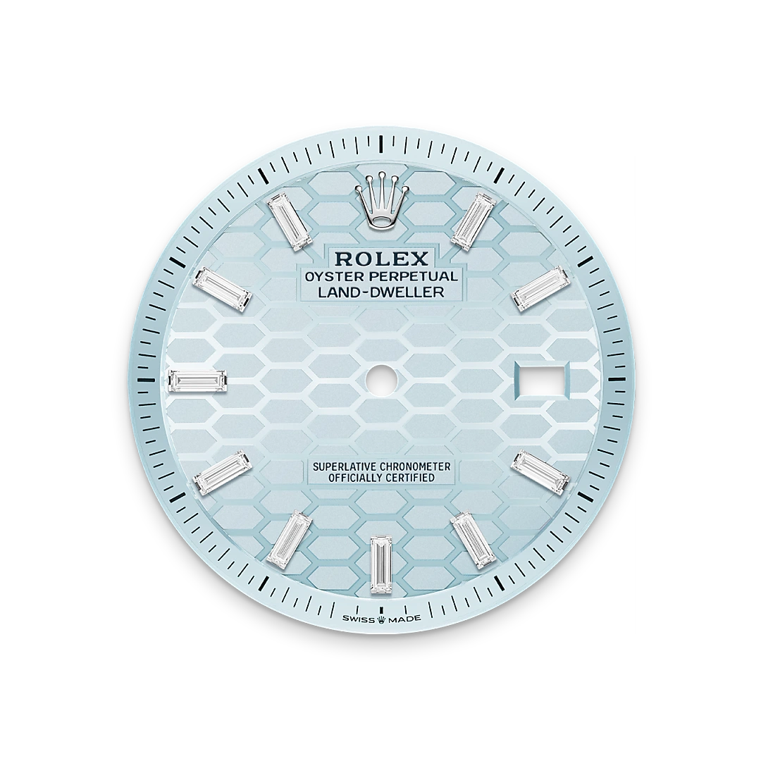 Rolex Land-Dweller in Platinum M127386TBR-0001- Montecristo Jewellers Rolex Land-Dweller in Platinum M127386TBR-0001- Montecristo Jewellers