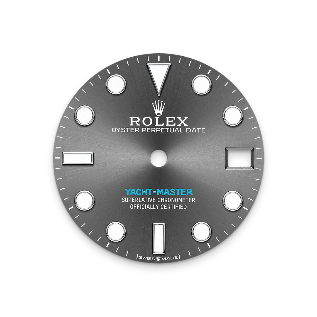 Rolex Yacht-Master in Rolesium - combination of Oystersteel and platinum M268622-0002- Montecristo Jewellers Rolex Yacht-Master in Rolesium - combination of Oystersteel and platinum M268622-0002- Montecristo Jewellers