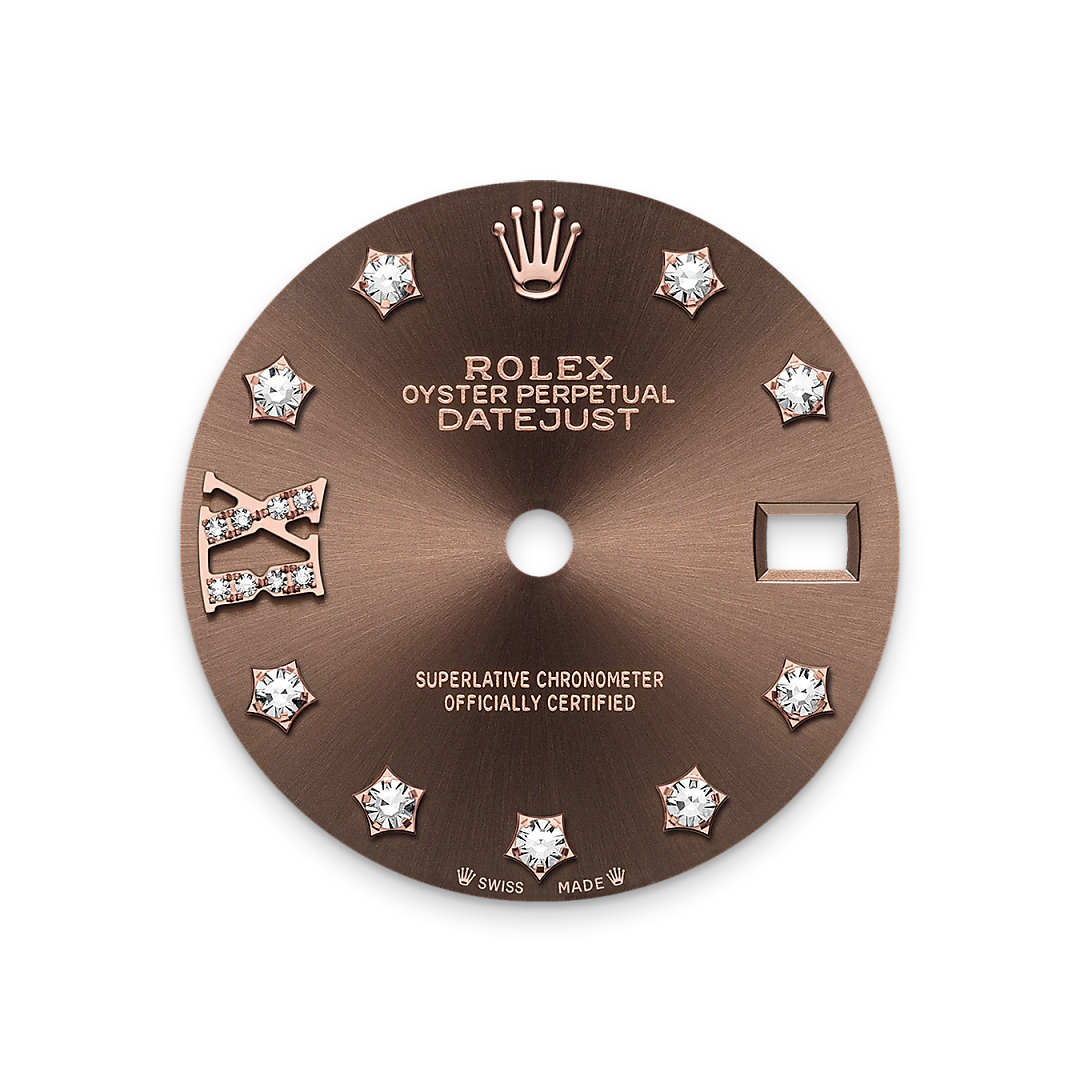 Rolex Lady-Datejust in 18 ct Everose gold M279135RBR-0001- Montecristo Jewellers