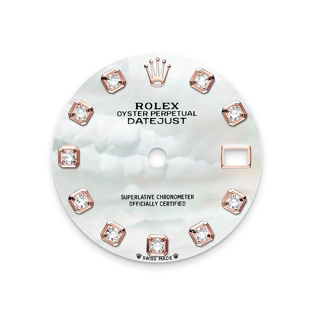 Rolex Lady-Datejust in 18 ct Everose gold M279135RBR-0019- Montecristo Jewellers