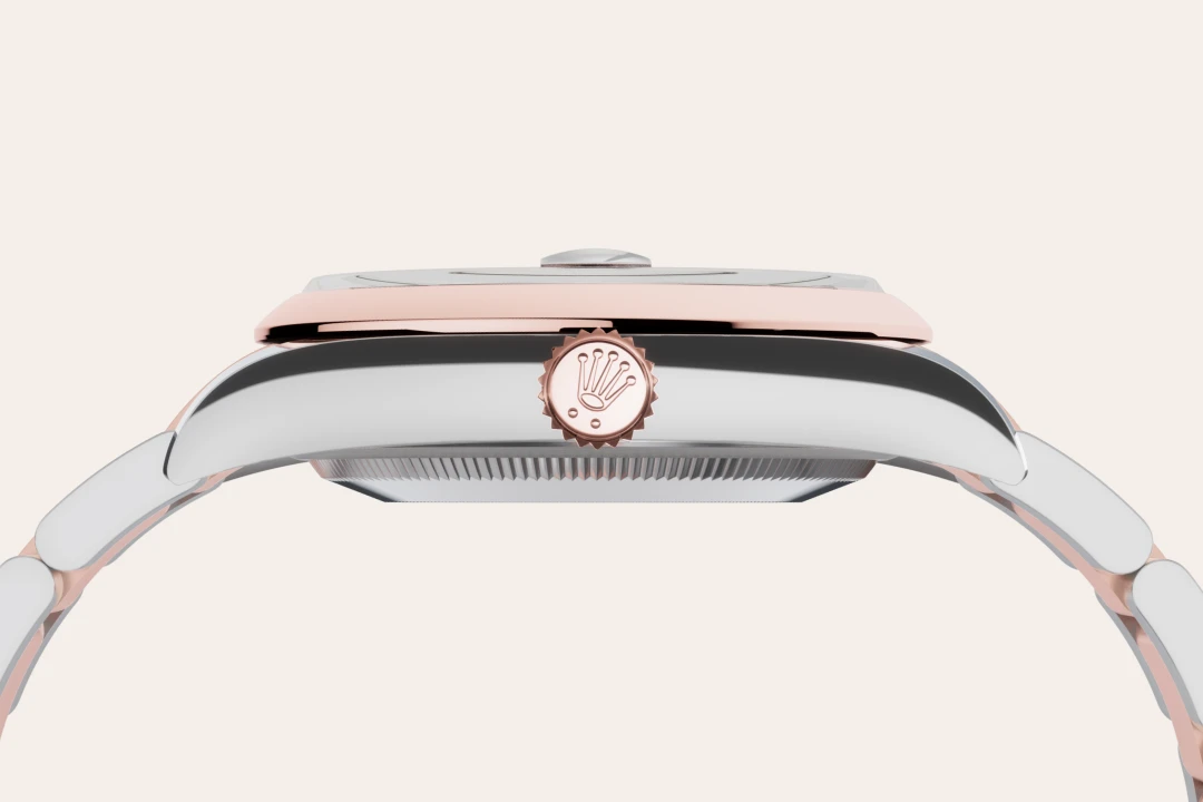 Rolex Datejust in Everose Rolesor - combination of Oystersteel and Everose gold M126201-0018- Montecristo Jewellers