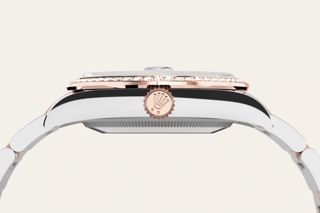 Rolex Datejust in Everose Rolesor - combination of Oystersteel and Everose gold M126281RBR-0016- Montecristo Jewellers