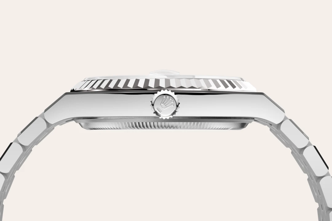 Rolex Land-Dweller in White Rolesor - combination of Oystersteel and white gold M127234-0001- Montecristo Jewellers