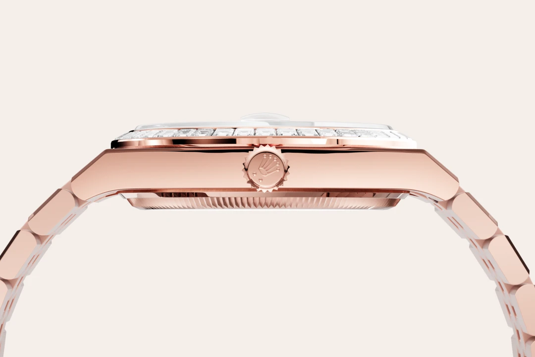 Rolex Land-Dweller in 18 ct Everose gold M127285TBR-0002- Montecristo Jewellers