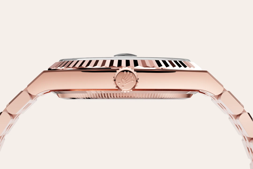 Rolex Land-Dweller in 18 ct Everose gold M127335-0001- Montecristo Jewellers