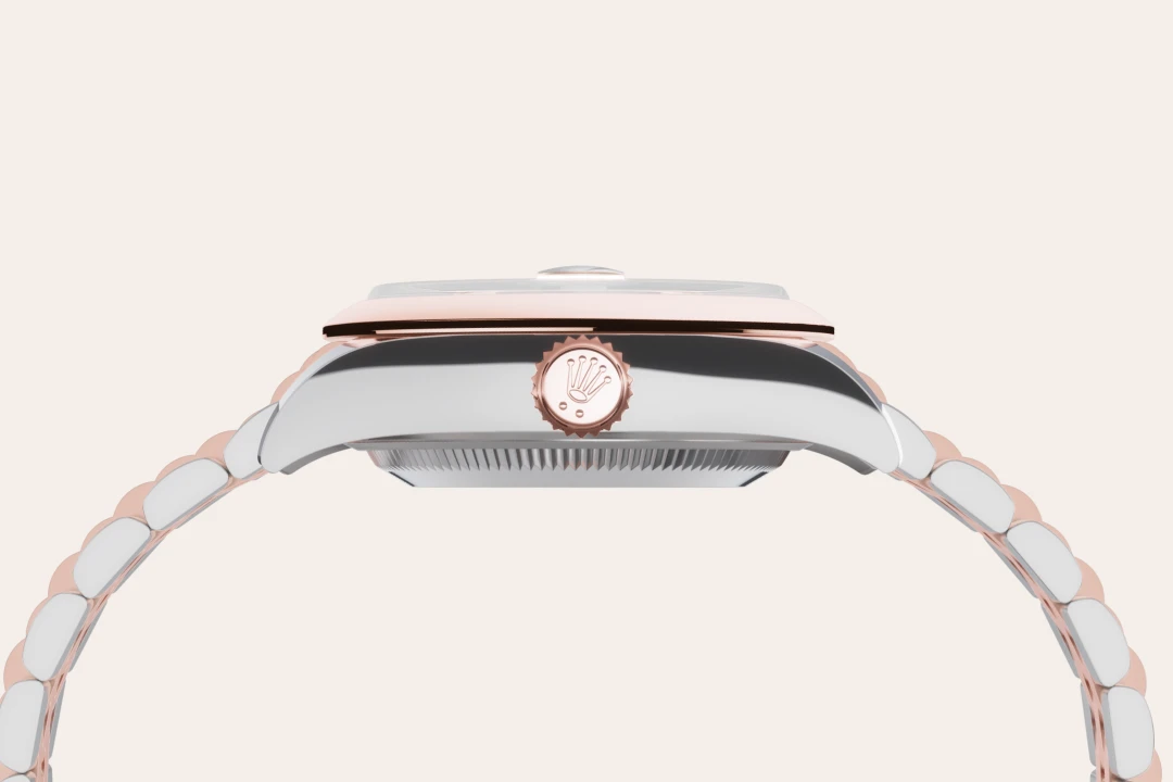 Rolex Lady-Datejust in Everose Rolesor - combination of Oystersteel and Everose gold M279161-0003- Montecristo Jewellers