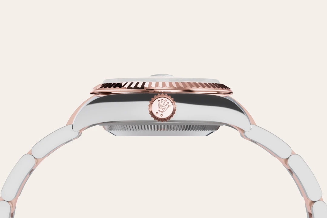 Rolex Lady-Datejust in Everose Rolesor - combination of Oystersteel and Everose gold M279171-0022- Montecristo Jewellers