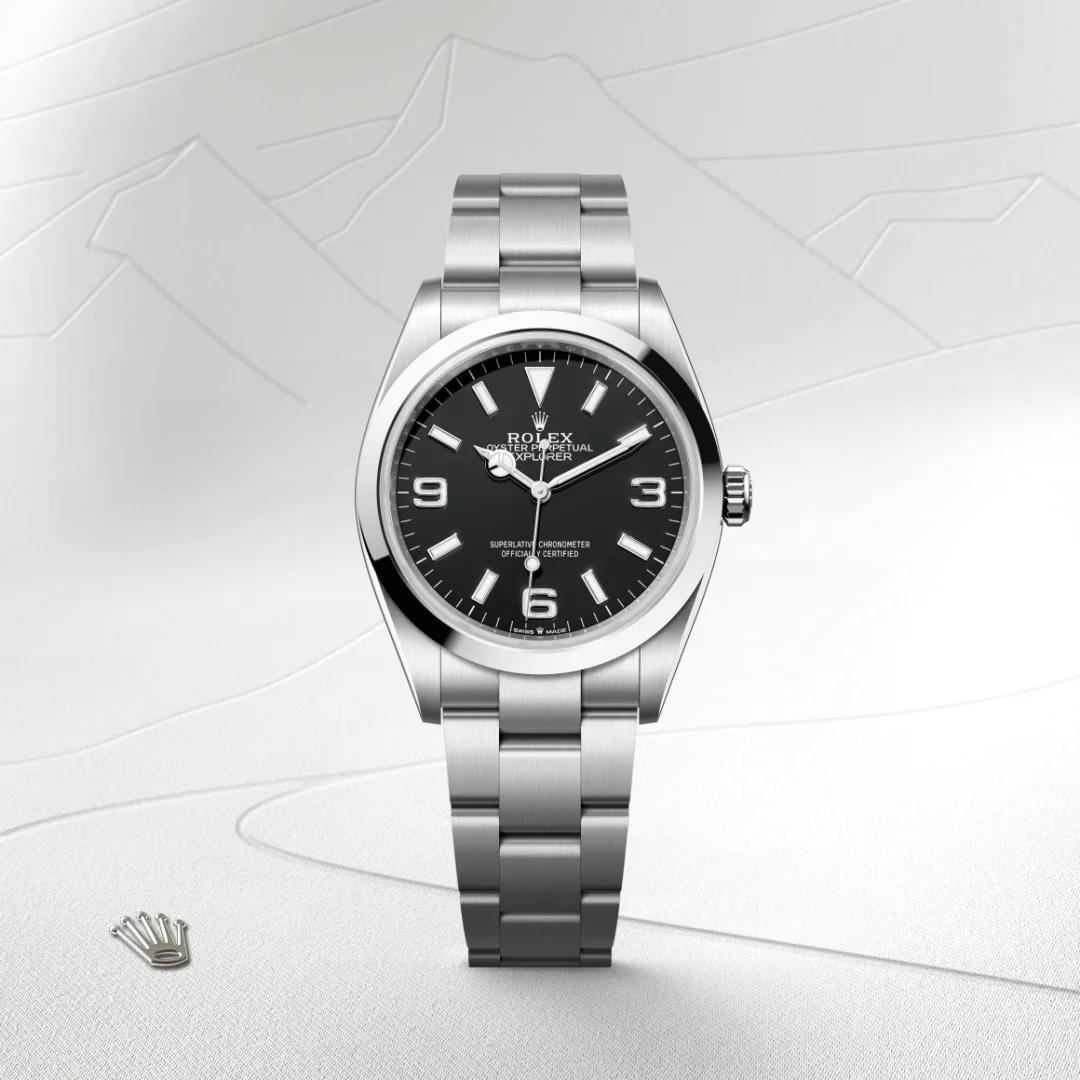 Rolex Explorer in Oystersteel M124270-0001- Montecristo Jewellers