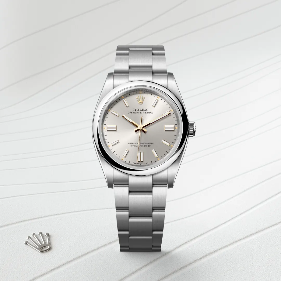 Rolex Oyster Perpetual in Oystersteel M126000-0001- Montecristo Jewellers